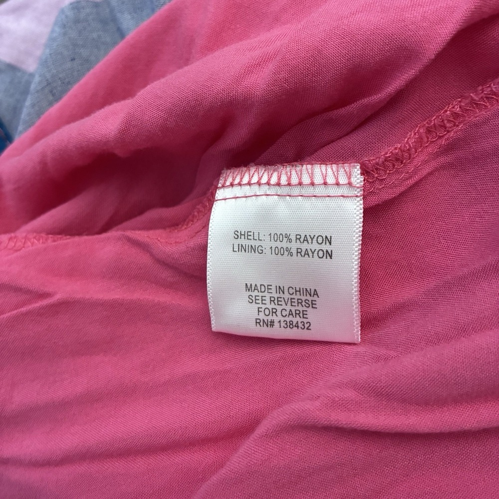 ModCloth XL Skirt Rainbow Chevron Stripe A-Line Skater Lined Pockets Teacher - Picture 8 of 8